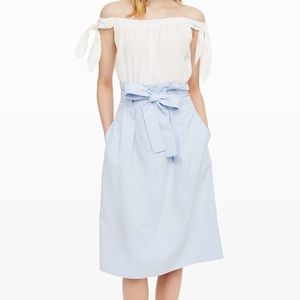 Club Monaco High Waisted Dilys Midi Skirt